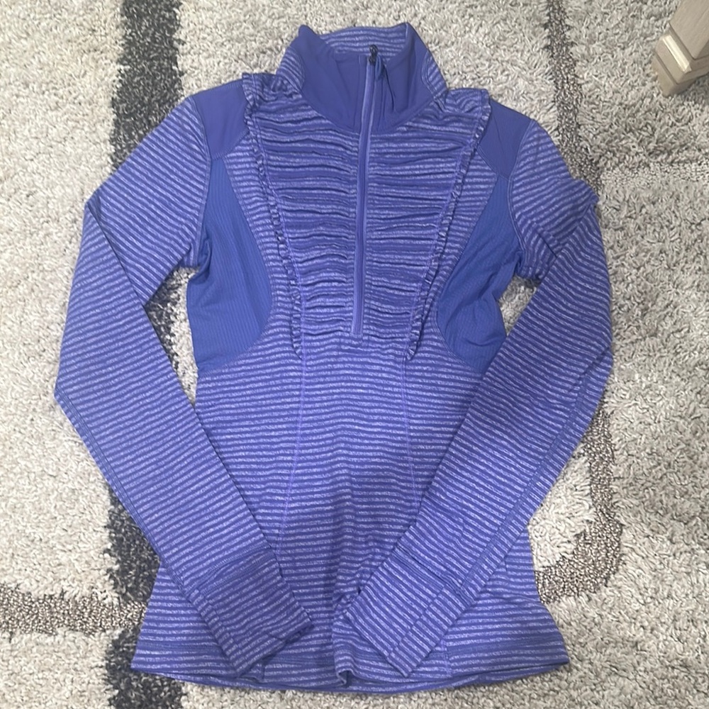 Lululemon Athletica Purple and White Athletic Jacket